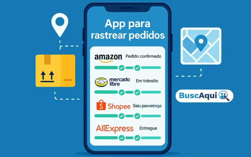 App para rastrear pedidos de várias lojas em um só painel - Busca aqui