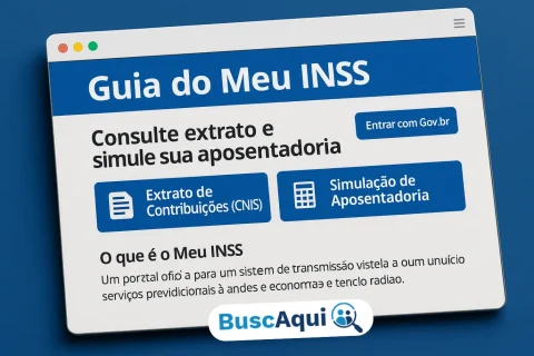 Guia do Meu INSS: Consulte extrato e simule sua aposentadoria - Busca Aqui