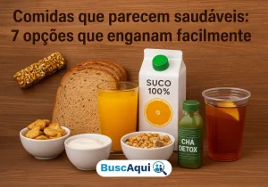 Comidas que parecem saudáveis: 7 opções que enganam - Busca Aqui