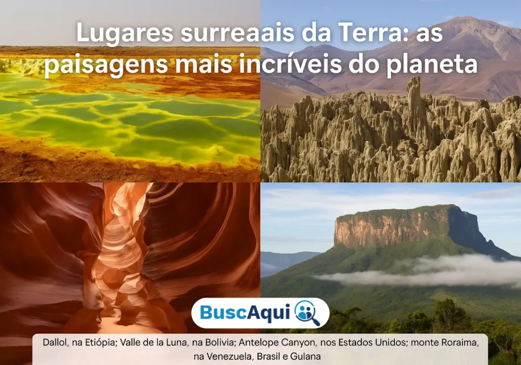 Lugares surreais da Terra: as paisagens mais incríveis do planeta - Busca Aqui